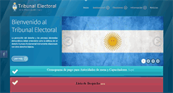Desktop Screenshot of electoralchaco.gov.ar